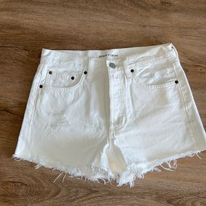 Aritzia white jeans short